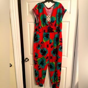 Boohoo Floral Jumpsuit